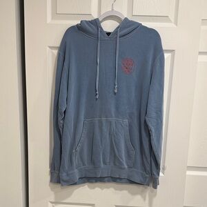 Tilly's Blue Hoodie with Red Graphic